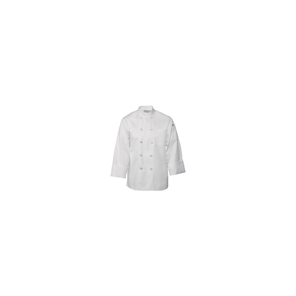 Veste chef blanche Le Mans Chef Works XS Veste chef blanche Le Mans Chef Works XS
