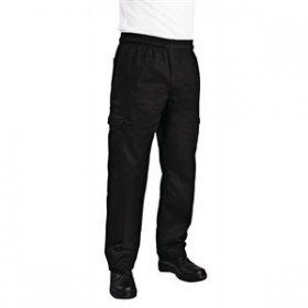 Pantalon Cargo slim noir...