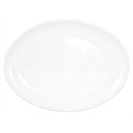 Assiettes creuses ovales en melamine 225mm Kristallon