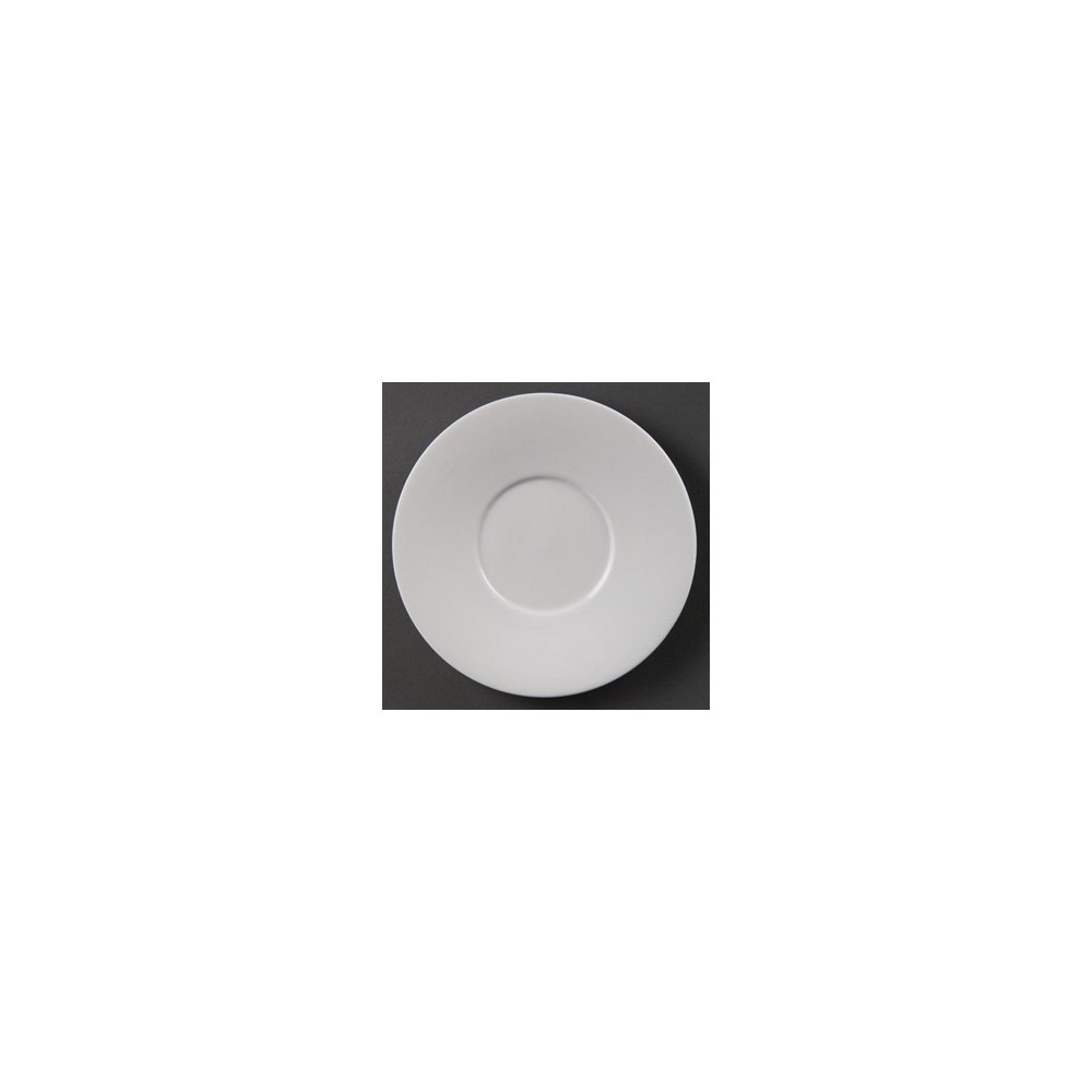 Soucoupes pour tasses elegantes blanches Soucoupes pour tasses elegantes blanches