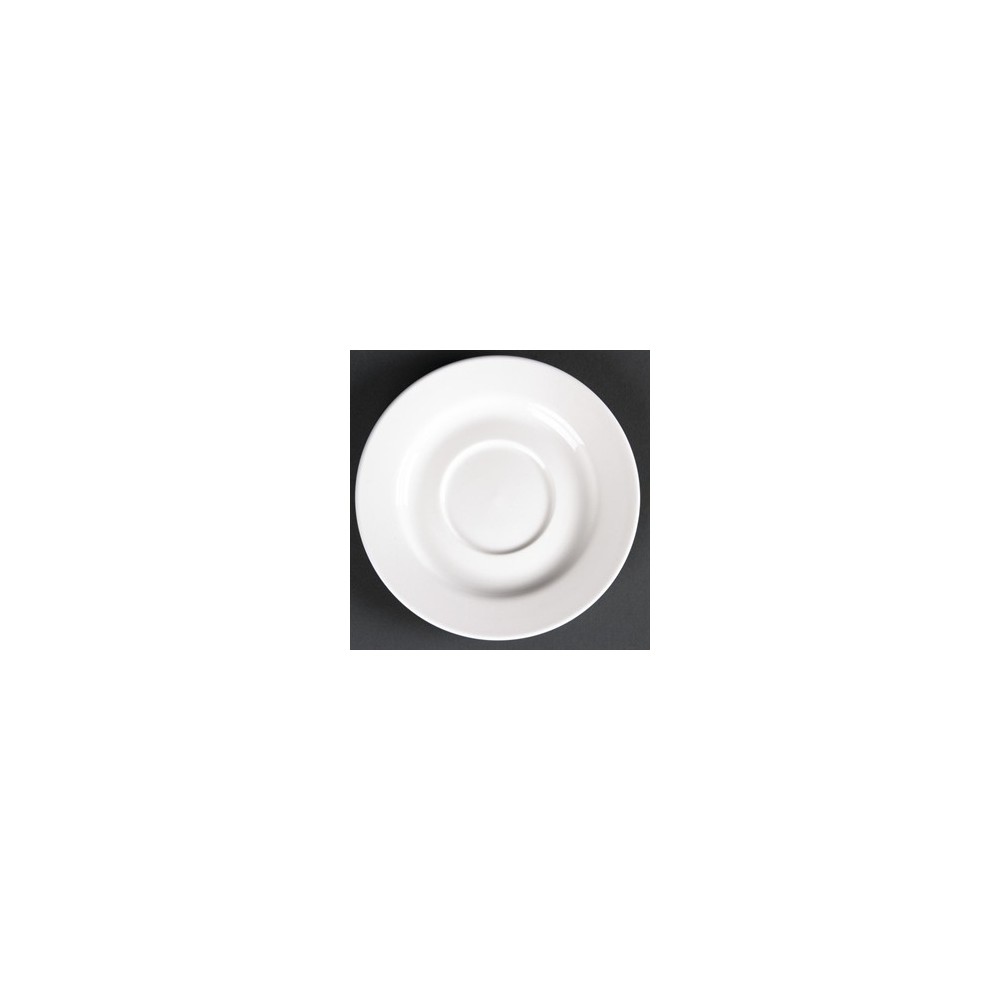 Soucoupes rondes en porcelaine fine 143mm Lumina Soucoupes rondes en porcelaine fine 143mm Lumina