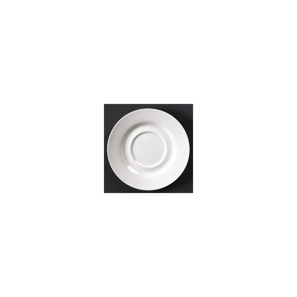 Soucoupes rondes en porcelaine fine 156mm Lumina Soucoupes rondes en porcelaine fine 156mm Lumina