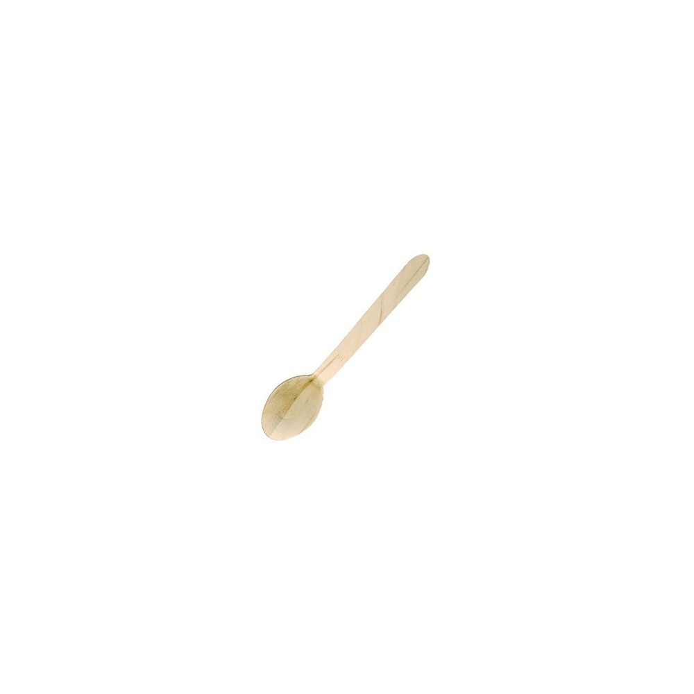 Cuilleres a the en bois jetables Cuilleres a the en bois jetables