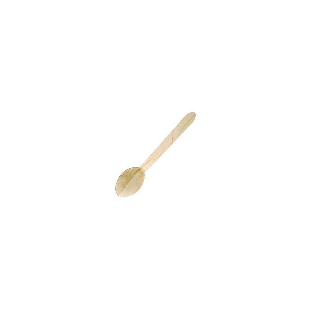 Cuilleres a dessert en bois jetables Cuilleres a dessert en bois jetables