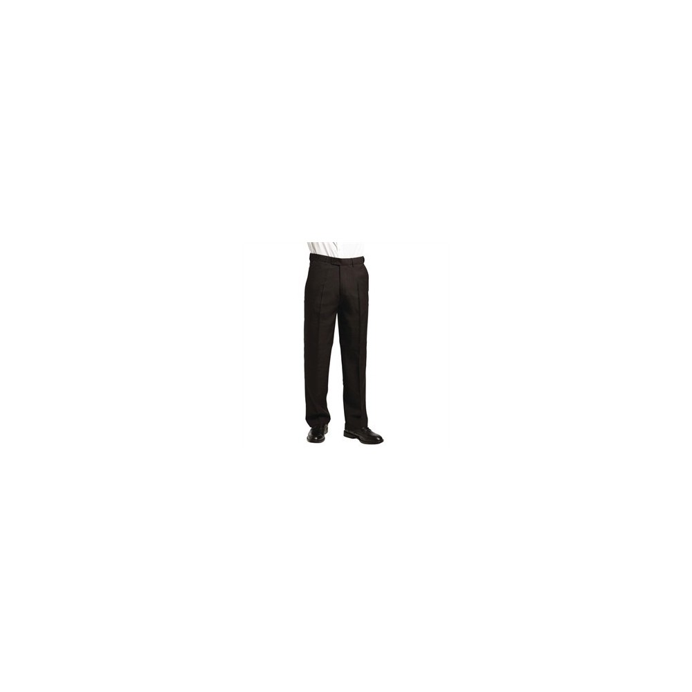 Pantalon noir de service homme 76cm Pantalon noir de service homme 76cm