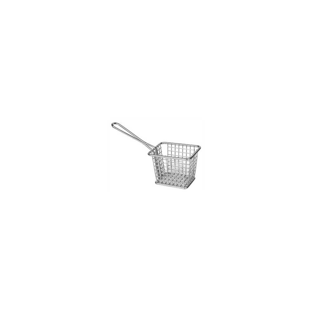 Panier carre de presentation en inox Panier carre de presentation en inox