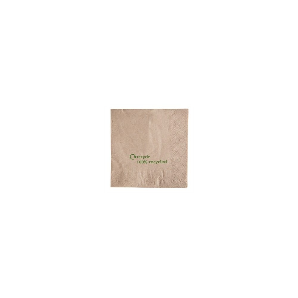 Serviettes double epaisseur en papier recycle Serviettes double epaisseur en papier recycle