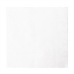 Serviettes en papier blanches simple epaisseur