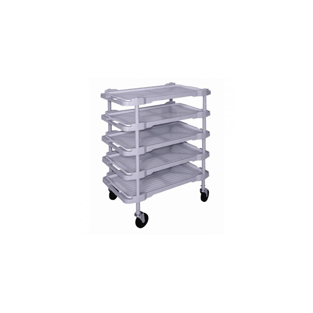 CHARIOT EN POLYPROPYLÈNE 5 NIVEAUX pro Gastro CHARIOT EN POLYPROPYLÈNE 5 NIVEAUX pro Gastro