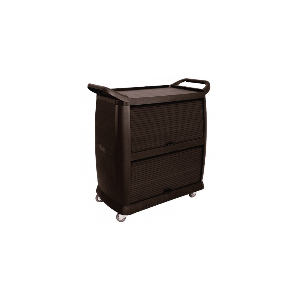 CHARIOT EN POLYPROPYLÈNE AVEC PORTES ET PLATEAU - 3 NIVEAUX pro Gastro CHARIOT EN POLYPROPYLÈNE AVEC PORTES ET PLATEAU - 3 NIVEAUX pro Gastro