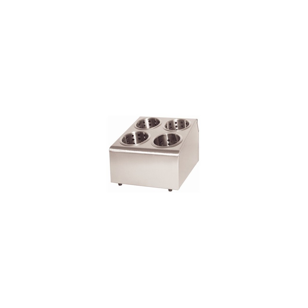 SUPPORTS DE 4 PANIERS À COUVERTS EN INOX pro Gastro SUPPORTS DE 4 PANIERS À COUVERTS EN INOX pro Gastro