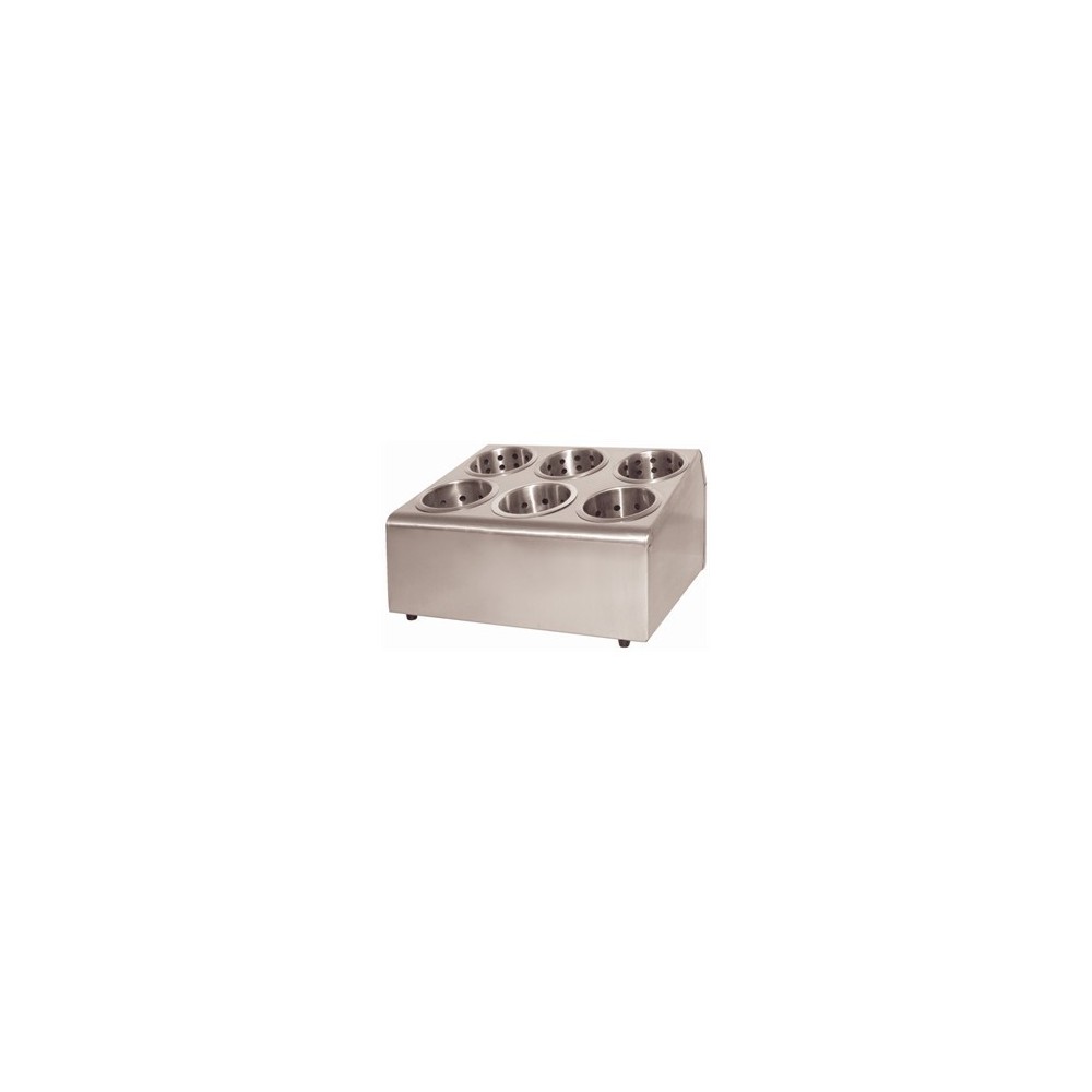 SUPPORTS DE 6 PANIERS À COUVERTS EN INOX pro Gastro SUPPORTS DE 6 PANIERS À COUVERTS EN INOX pro Gastro