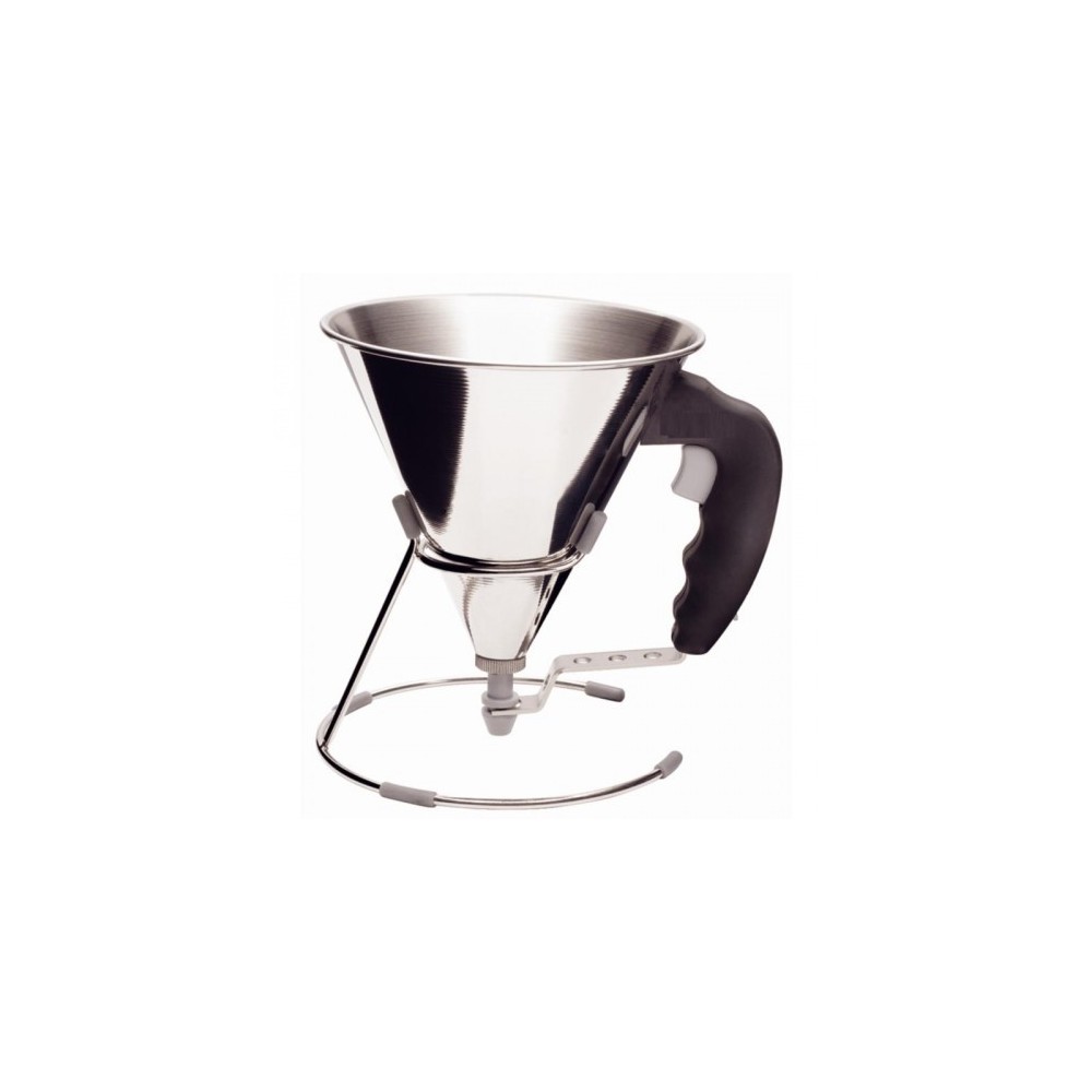 ENTONNOIR À PISTON AUTOMATIQUE AVEC SUPPORT pro Gastro ENTONNOIR À PISTON AUTOMATIQUE AVEC SUPPORT pro Gastro