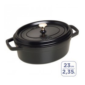 COCOTTE OVALE FONTE NOIRE...