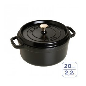 COCOTTE RONDE FONTE NOIRE...