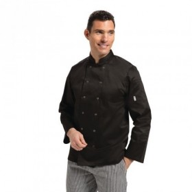 VESTE DE CHEF UNISEXE NOIRE...