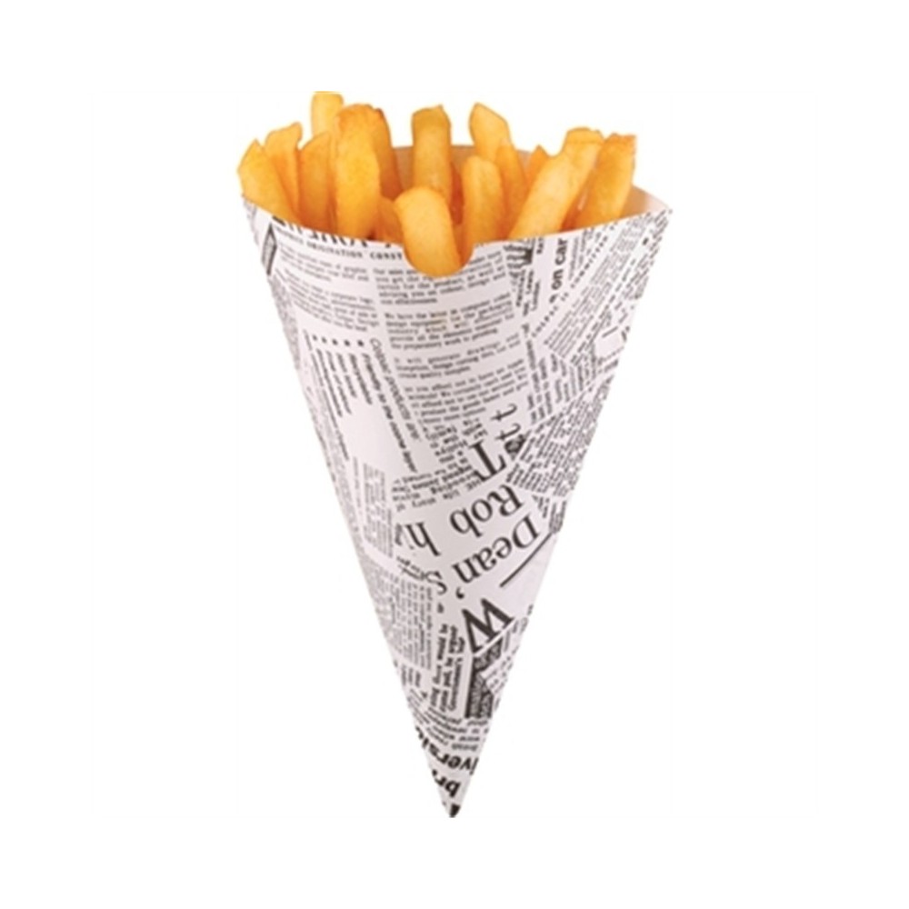 Cornets à Frites En Papier Jetable - 1000 Pièces Cornets à Frites En Papier Jetable - 1000 Pièces