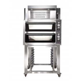 Four pizzas professionnel - LARGE LUX - 230V / 380V - 2 x 4 x 34 cm