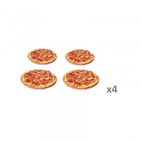 Four pizzas professionnel - LARGE LUX - 230V / 380V - 4 x 34 cm