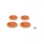 Four pizzas professionnel - LARGE LUX - 230V / 380V - 4 x 34 cm