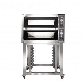 Four pizzas professionnel - LARGE LUX - 230V / 380V - 2 x 6 x 34 cm