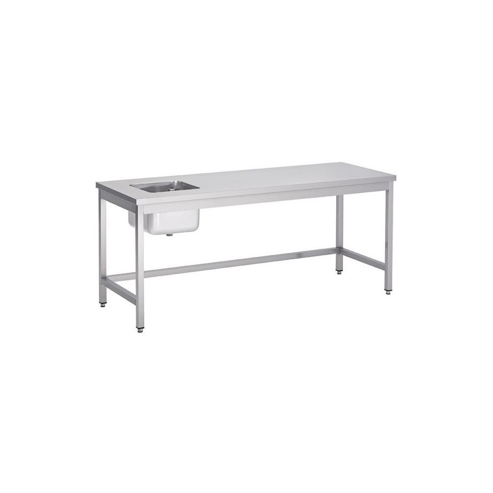 Plonge inox 1 bac l610Xp450Xh900 Plonge inox 1 bac l610Xp450Xh900