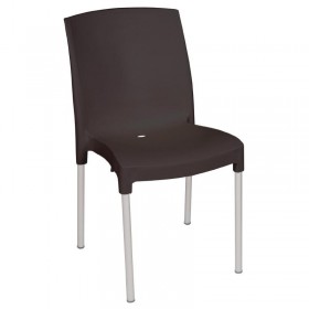 Fauteuils empilables en aluminium