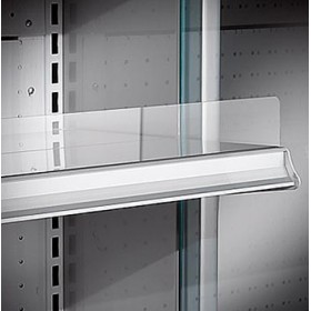 Vitrine murale noire/bleu 1230 x 725 x 1900