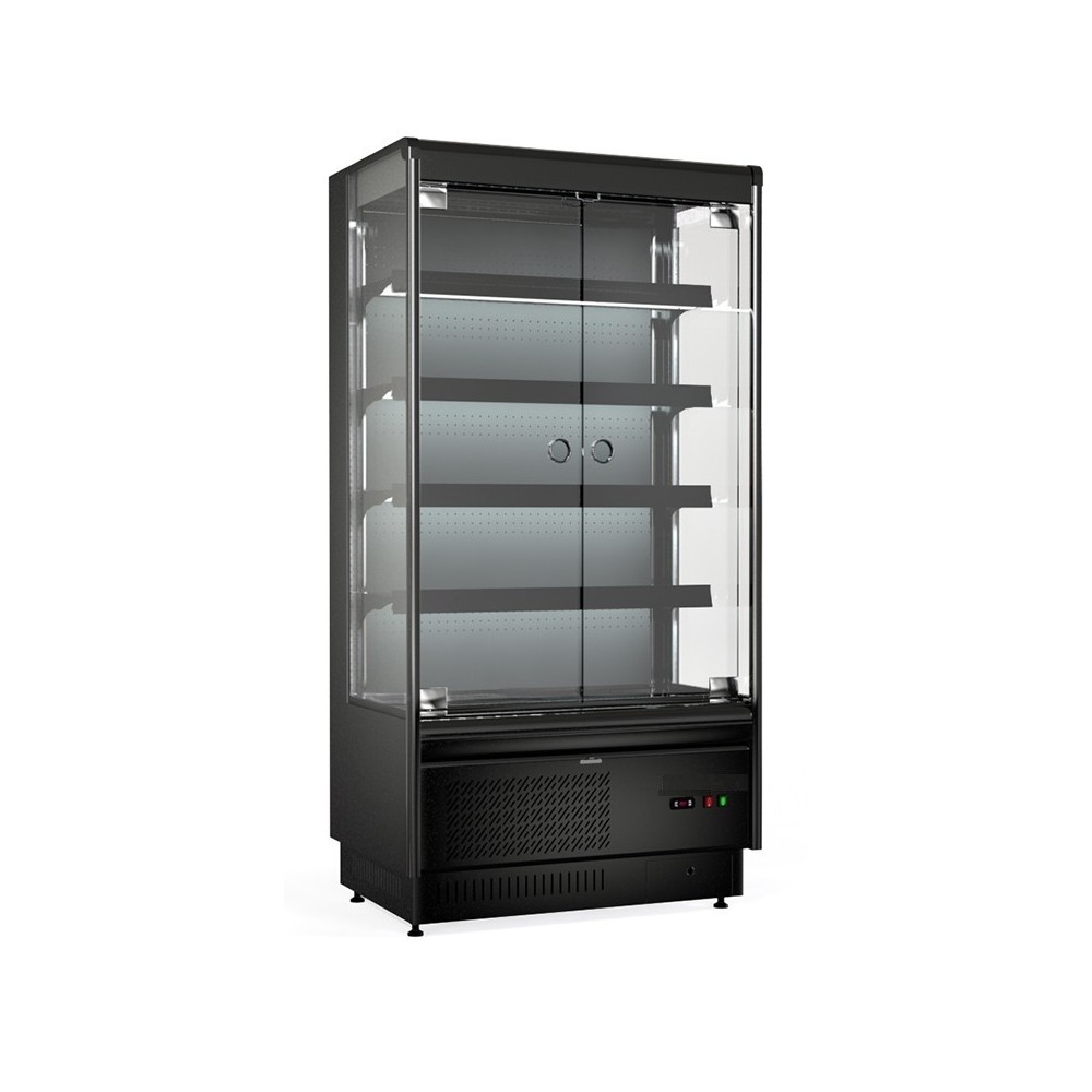 Vitrine murale noire/bleu 1230 x 725 x 1900 Vitrine murale noire/bleu 1230 x 725 x 1900