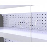 Vitrine murale noire/bleu 1230 x 725 x 1900