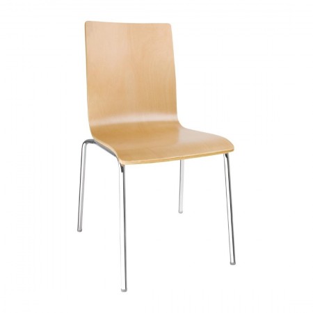 Chaise en bois noir patiné avec dossier croisé