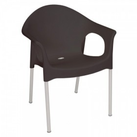 Chaise bistro noir métal