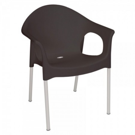 Chaise bistro noir métal