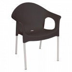 Chaise bistro noir métal