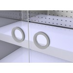 Vitrine réfrigérée libre service Slim 1000 x 550 x 1930 vitrée  