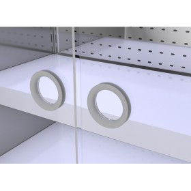 Vitrine réfrigérée libre service Slim 1000 x 550 x 1930 vitrée  