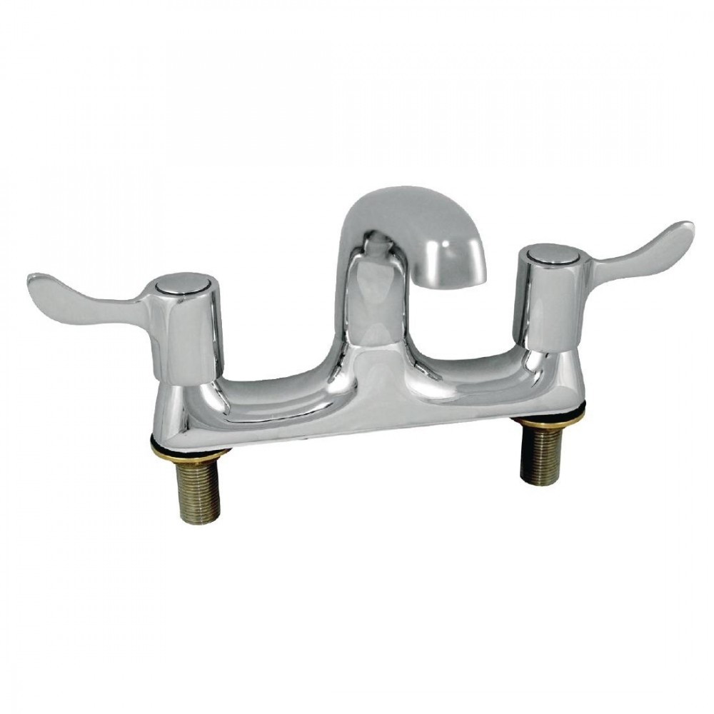 Robinet double + mitigeur - 2 trous Robinet double + mitigeur - 2 trous