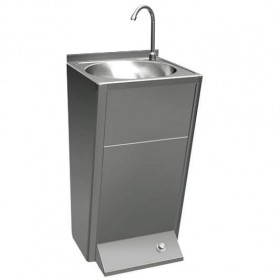 Lave-mains - Inox + pédale
