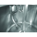Pétrin 10L - 230 V. - 2 vitesses - tête + cuve fixe - roulettes