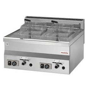 Friteuse Monobloc  2 X 12 L éléctrique