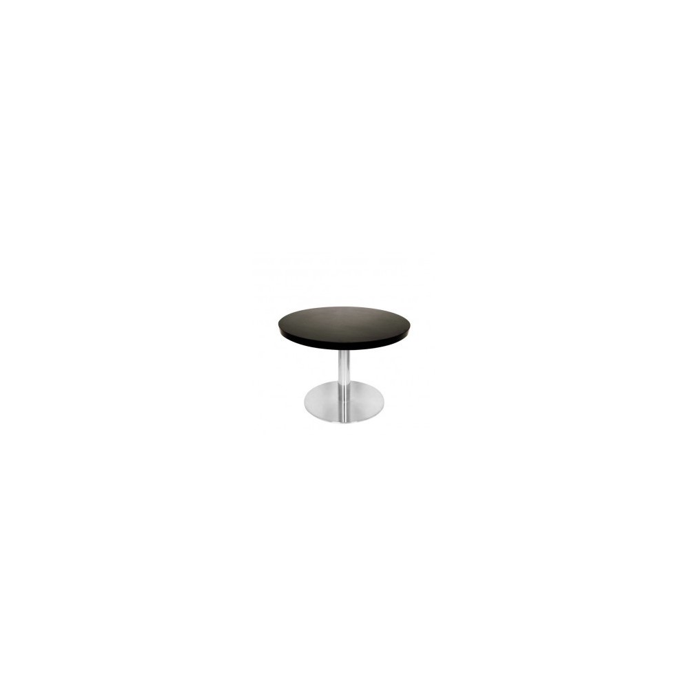 Table carré de restaurant avec base carré en acier inoxidable Table carré de restaurant avec base carré en acier inoxidable