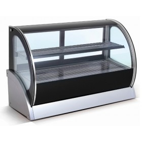 Vitrine chauffante à poser - M - Paiment 4X -128 L. - 900 (L) x 550 (P) x 790 (H) mm - Avec éclairage - Classe N