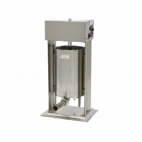 Poussoir manuel vertical en inox, 12 litres