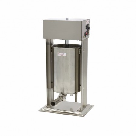Poussoir manuel vertical en inox, 12 litres