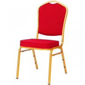 Chaises rouge mouchete de banquet et hotel