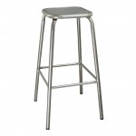 Chaises en rotin bar anthracite avec accoudoirs