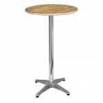 Table ronde mange debout