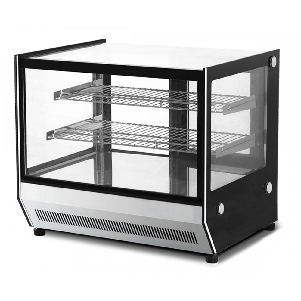 Vitrine réfrigérée à poser - Paiement 4X - 108 L. - 2 étagères - Avec éclairage - Classe N