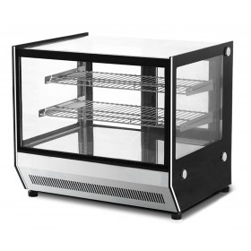 Vitrine réfrigérée à poser - Paiement 4X - 202 L. - 2 étagères - Avec éclairage - Classe N