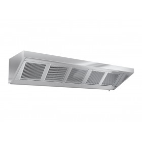 Hotte statique / sans moteur - 1400 x 700 - Filtres chocs